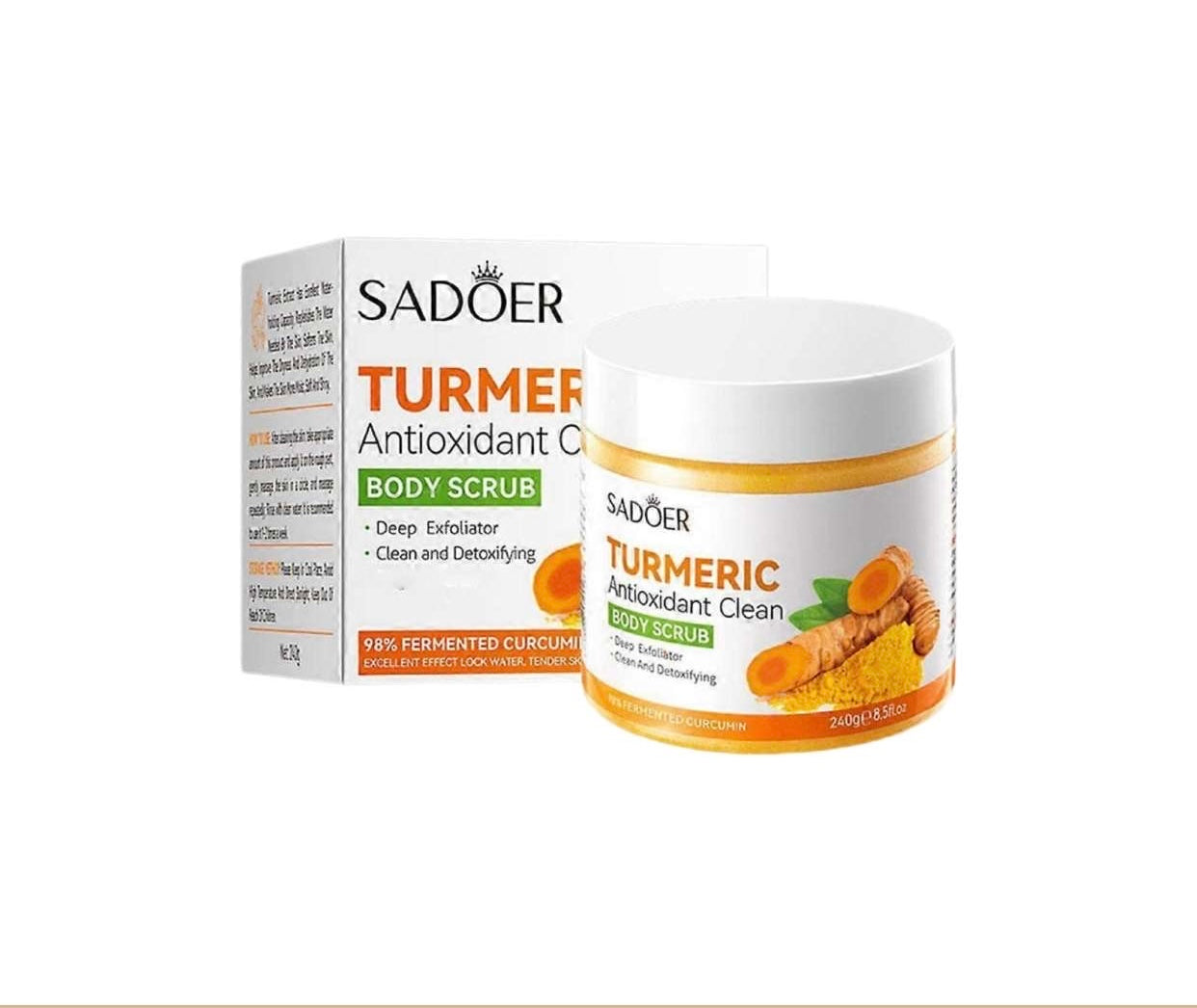 Gommage corps curcuma